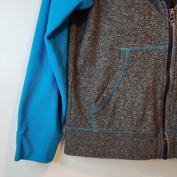 The North Face Full Zip Hooded Fleece Women's Size Small Gray/Blue EUC NICE!! - Picture 7 of 12